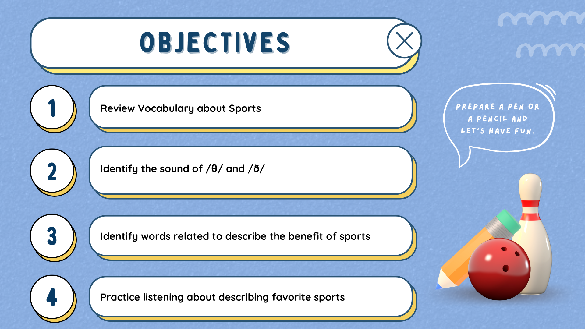 1. Objectives